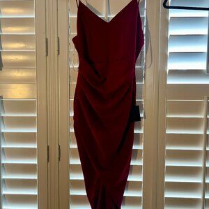 Lulus red cocktail dress